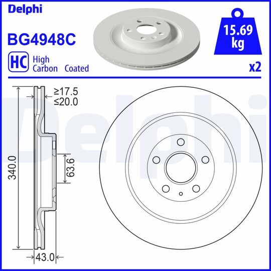 BG4948C - Brake Disc 