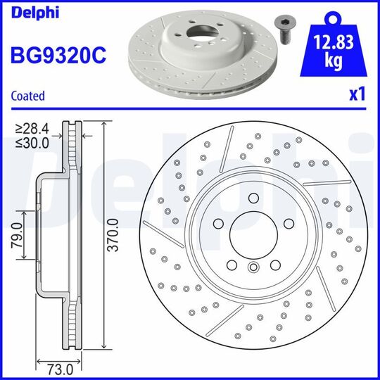 BG9320C - Brake Disc 