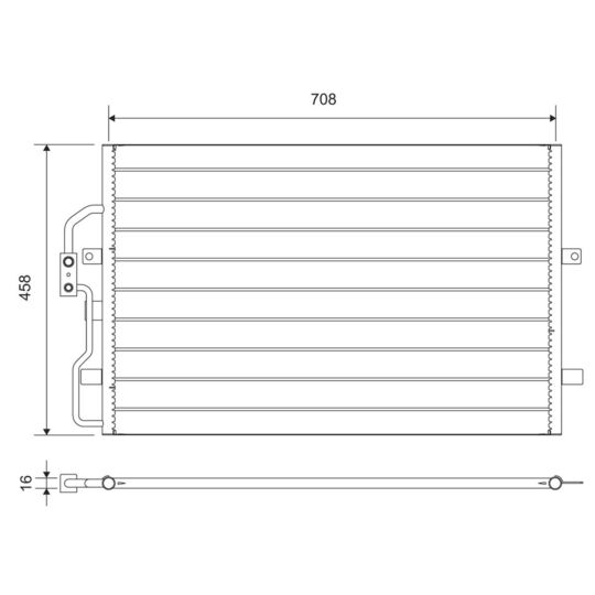 812710 - Kondensor, klimatanläggning 