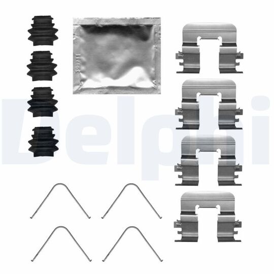 LX0684 - Accessory Kit, disc brake pad 