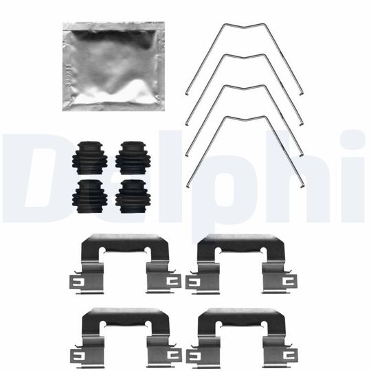 LX0712 - Accessory Kit, disc brake pad 