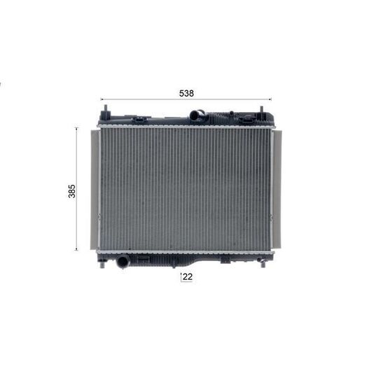 CR 1139 000S - Radiator, engine cooling 