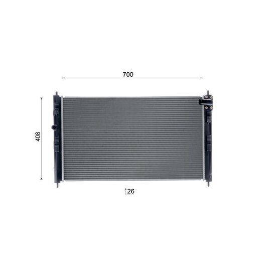 CR 2237 000S - Radiator, engine cooling 