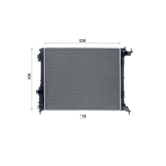 CR 2247 000S - Radiator, engine cooling 