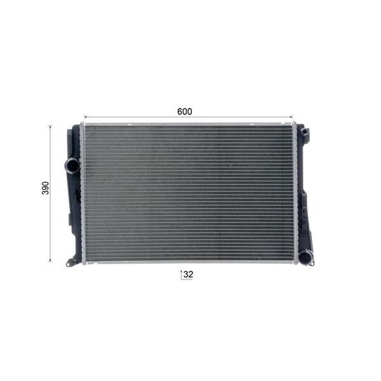 CR 877 000S - Radiator, engine cooling 