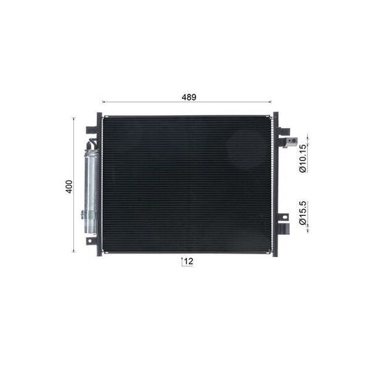 AC 1028 000S - Lauhdutin, ilmastointilaite 