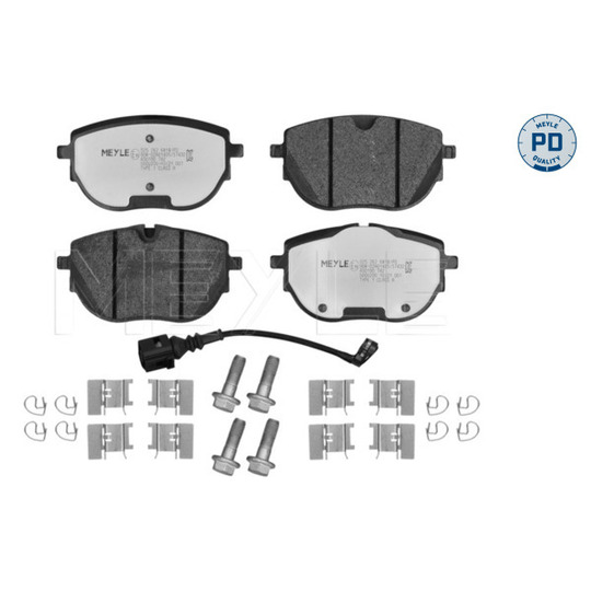 025 262 6818/PD - Brake Pad Set, disc brake 