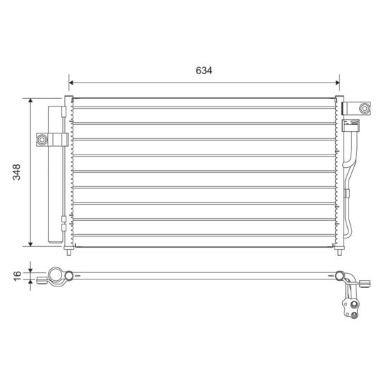 812668 - Condenser, air conditioning 