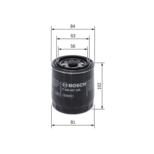 F 026 407 325 - Oil filter 