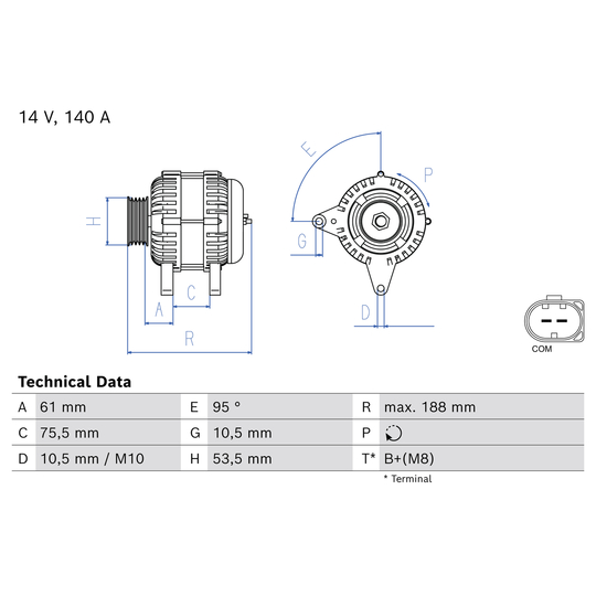 0 986 084 680 - Generator 