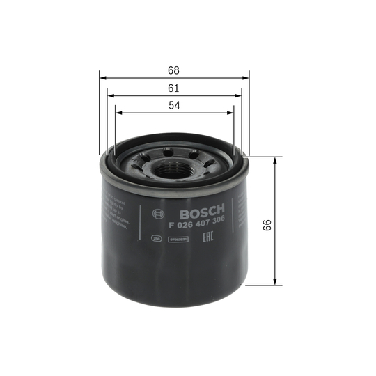 F 026 407 306 - Oil filter 