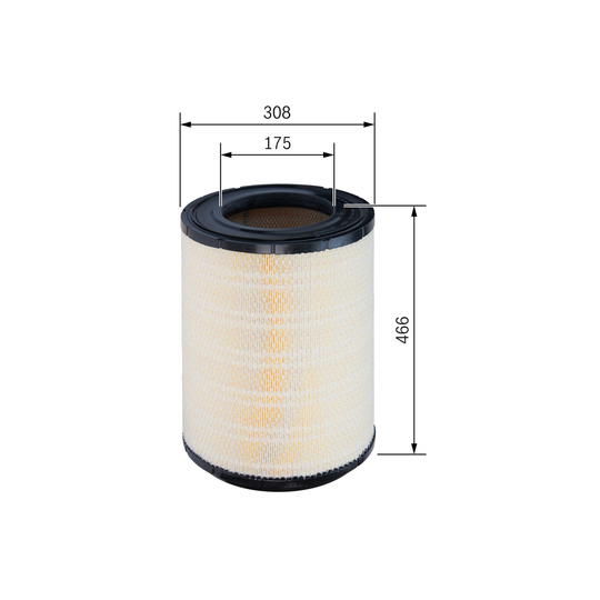 F 026 400 637 - Air filter 