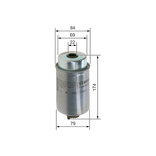 F 026 402 271 - Fuel filter 