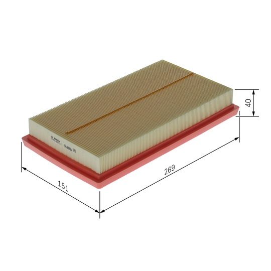 F 026 400 674 - Air filter 