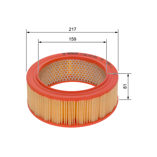 F 026 400 594 - Air filter 