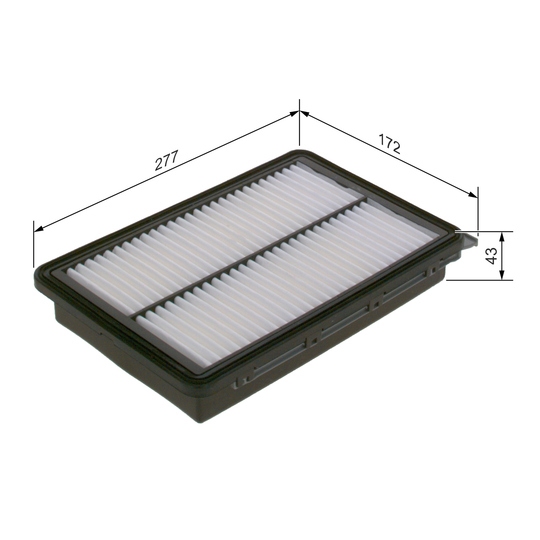 F 026 400 617 - Air filter 