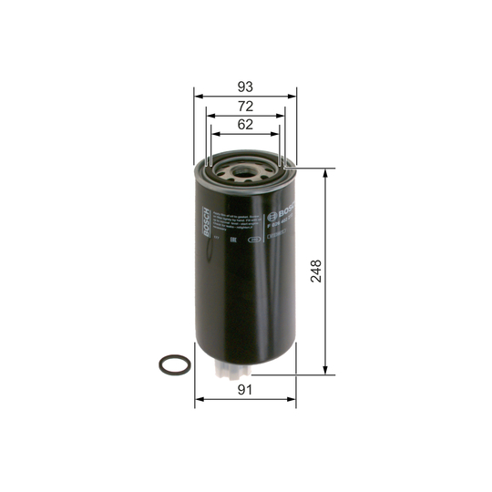 F 026 402 272 - Fuel filter 