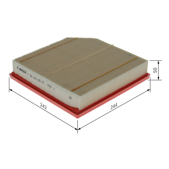 F 026 400 632 - Air filter 