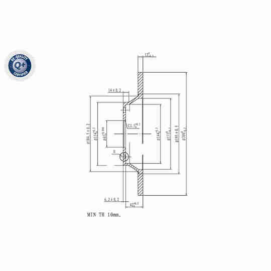 V10-40090 - Brake Disc 