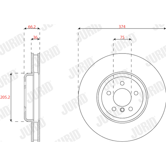 563283JC-1 - Brake Disc 