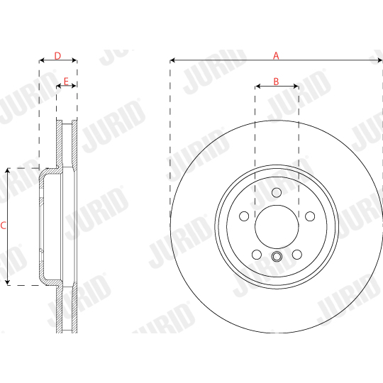 563283JC-1 - Brake Disc 