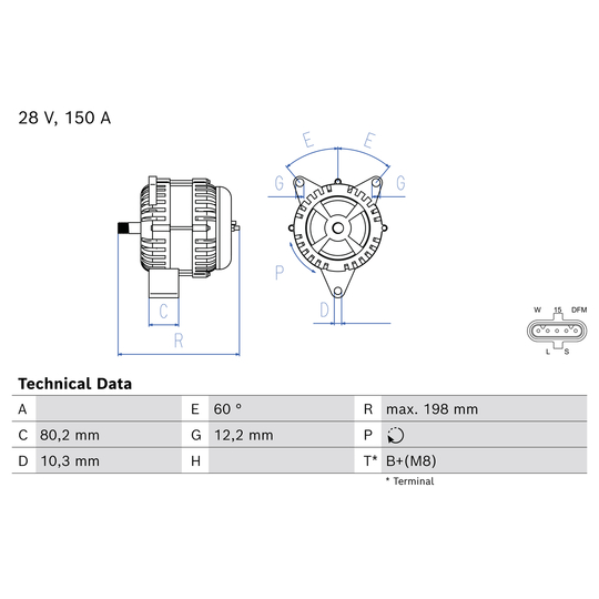 0 986 085 990 - Generator 