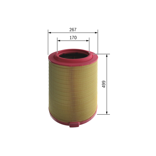 F 026 400 641 - Air filter 