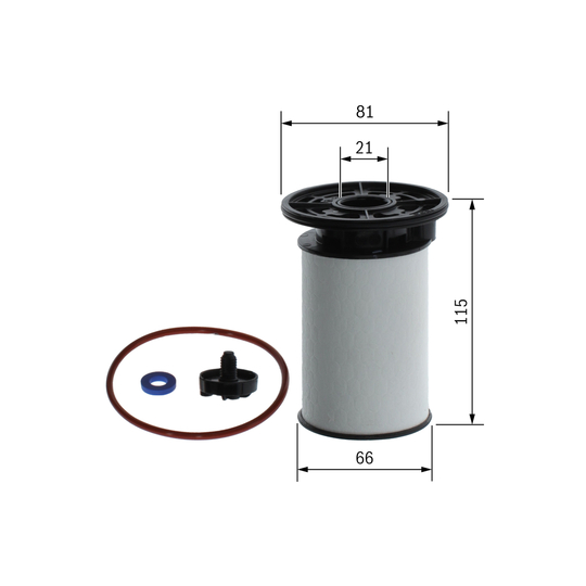 F 026 402 284 - Fuel filter 