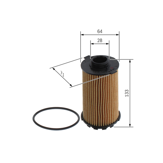 F 026 407 314 - Oil filter 