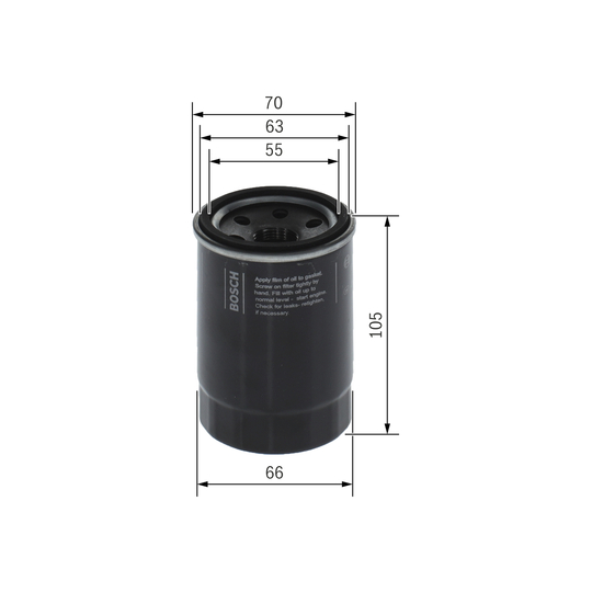 F 026 407 340 - Oil filter 