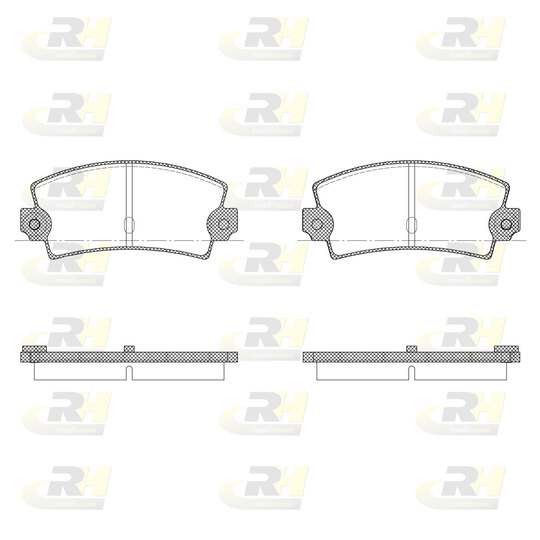 2021.36 - Brake Pad Set, disc brake 