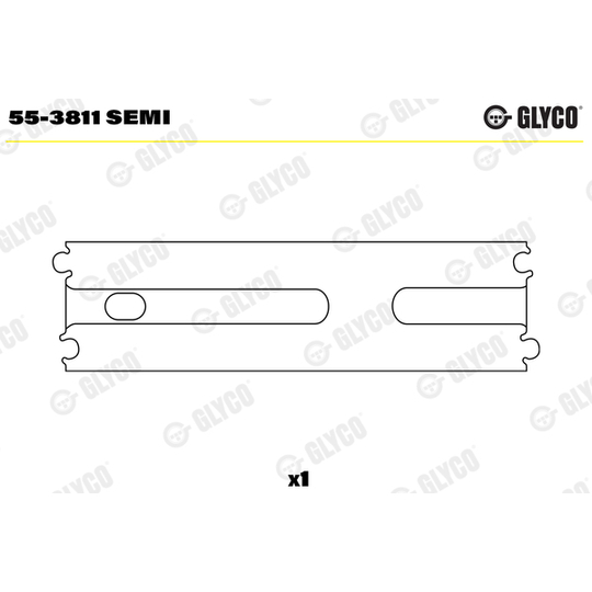 55-3811 SEMI - Laagripuks, keps 