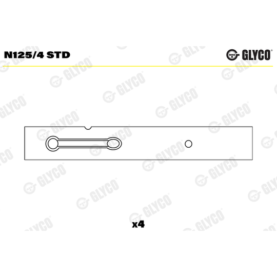 N125/4 STD - Camshaft Bushes 