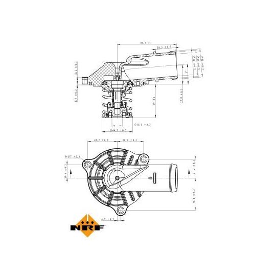 725223 - Thermostat, coolant 