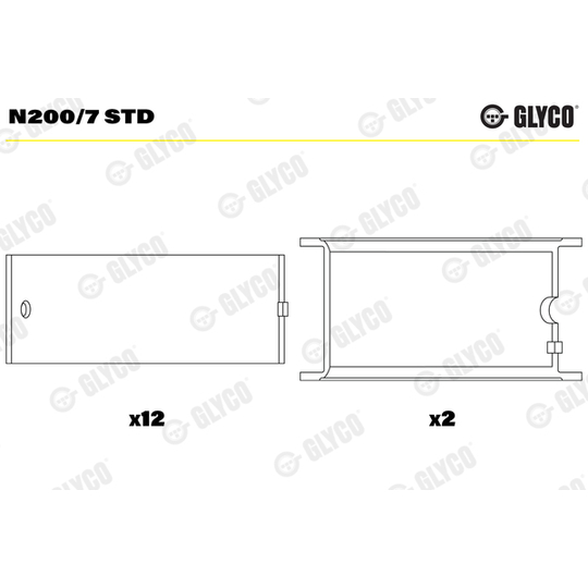 N200/7 STD - Camshaft Bushes 