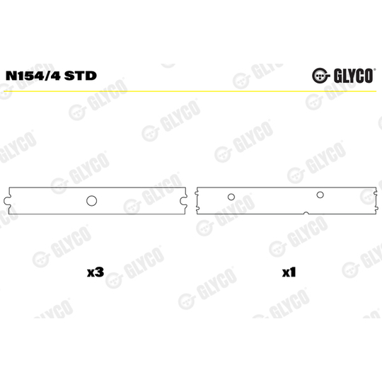 N154/4 STD - Camshaft Bushes 