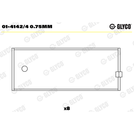 01-4142/4 0.75mm - Big End Bearings 