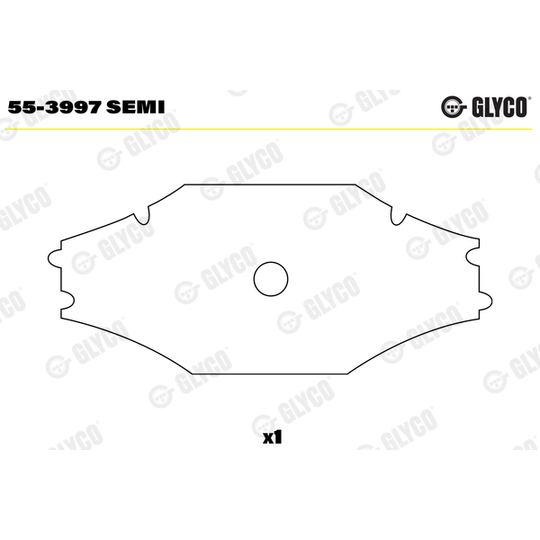 55-3997 SEMI - Laagripuks, keps 