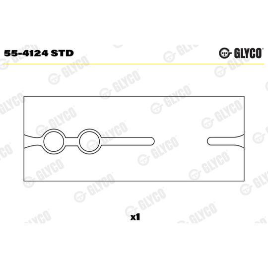 55-4124 STD - Small End Bushes, connecting rod 