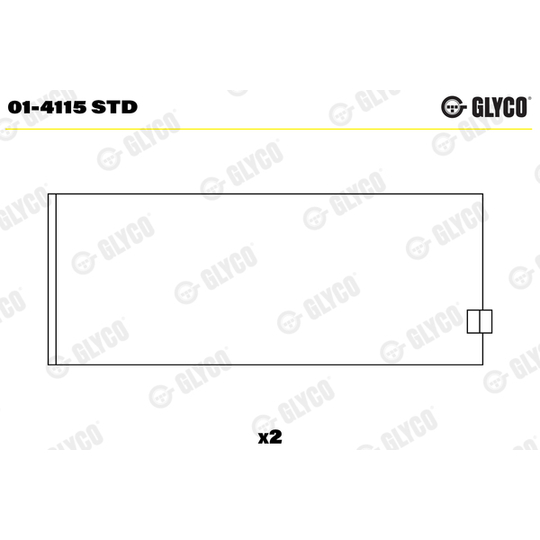 01-4115 STD - Big End Bearings 