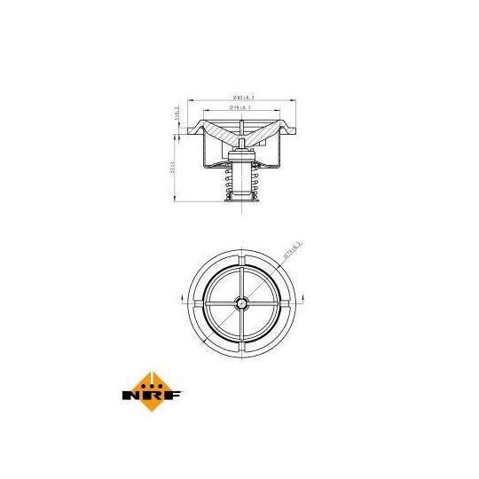 725014 - Thermostat, coolant 