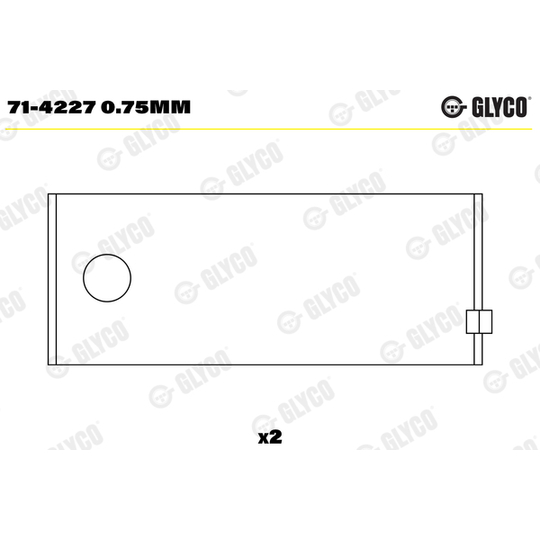 71-4227 0.75mm - Big End Bearings 