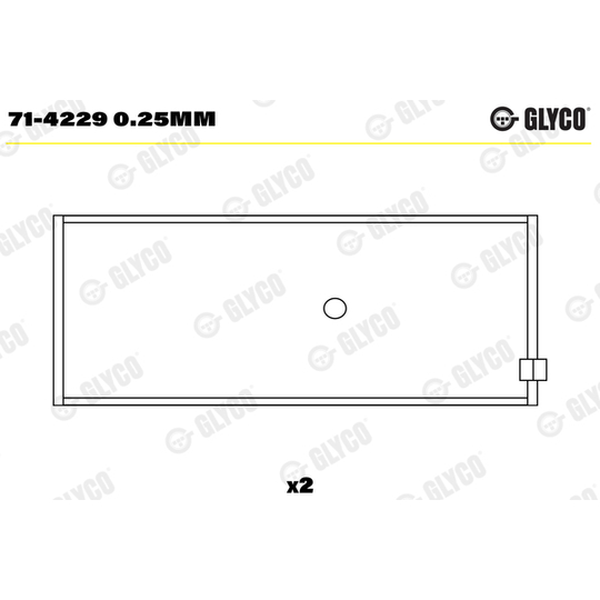 71-4229 0.25mm - Big End Bearings 