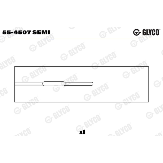 55-4507 SEMI - Small End Bushes, connecting rod 