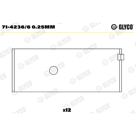 71-4236/6 0.25mm - Big End Bearings 