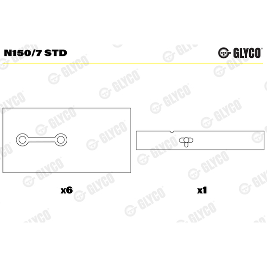 N150/7 STD - Camshaft Bushes 