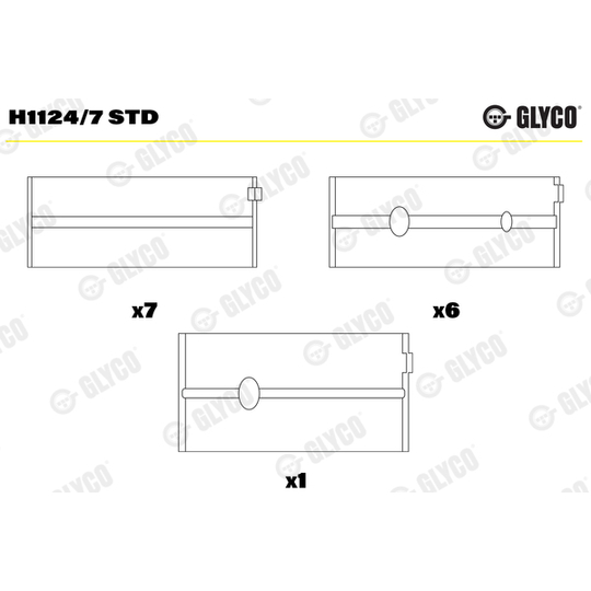 H1124/7 STD - Vevlager 