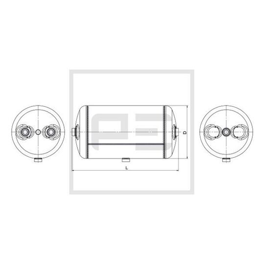 076.450-82A - Air Tank, compressed-air system 