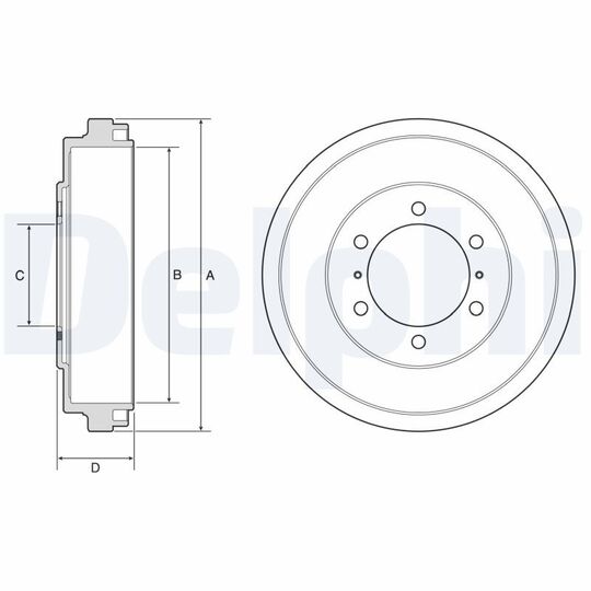 BF631 - Brake Drum 