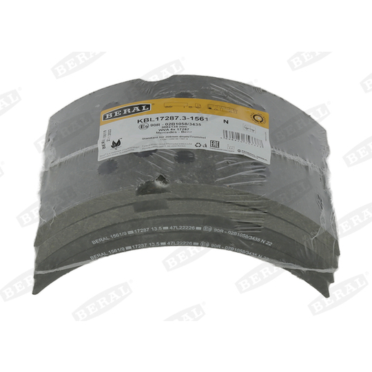 KBL17287.3-1561 - Brake Lining Kit, drum brake 